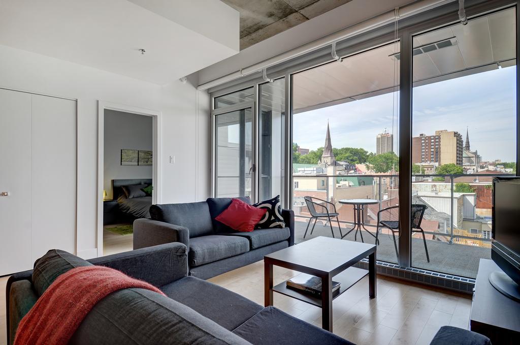 Apartamento Les Immeubles Charlevoix - Le 760-605 Ciudad de Quebec Habitación foto